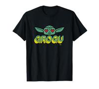 Star Wars The Mandalorian Grogu Love Retro T-Shirt