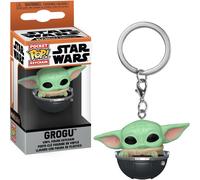 Funko Pop! Keychain: Star Wars: The Mandalorian S9 - Grogu (The Child, Baby Yoda) - Neuartiger Schlüsselanhänger - Vinyl-Minifigur Zum Sammeln - Strumpffüller - Geschenkidee - Offizielle Handelswaren