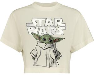 Star Wars The Mandalorian - Grogu Sketch T-Shirt weiß in XL