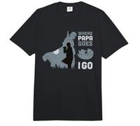 Star Wars The Mandalorian Grogu Where Papa Goes Father’s Day Comfort Colors Adult Heavyweight T-Shirt
