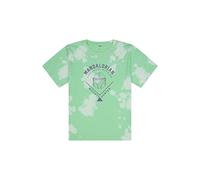 Star Wars The Mandalorian Jungen T-Shirt, Kinder Kurzarm Oberteil aus 100% Baumwolle, Offizielles Disney Lizenzprodukt, Grün, Größe 134-140