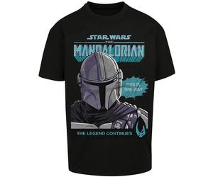 Star Wars The Mandalorian - Mando Legend Continues Oversize T-Shirt schwarz in M