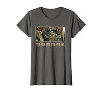 Star Wars The Mandalorian Season 3 Grogu in IG-12 Yes Yes No T-Shirt, Damen, Anthrazit, L