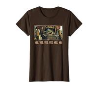 Star Wars The Mandalorian Season 3 Grogu in IG-12 Yes Yes No T-Shirt, Damen, Braun, 3XL
