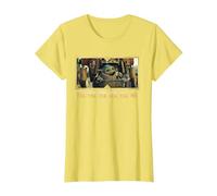 Star Wars The Mandalorian Season 3 Grogu in IG-12 Yes Yes No T-Shirt, Damen, Gelb, L