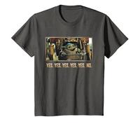 Star Wars The Mandalorian Season 3 Grogu in IG-12 Yes Yes No T-Shirt, Kinder, Anthrazit, 92