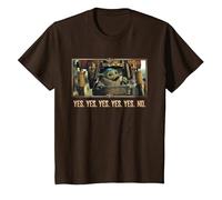 Star Wars The Mandalorian Season 3 Grogu in IG-12 Yes Yes No T-Shirt, Kinder, Braun, 152