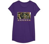 Star Wars The Mandalorian Season 3 Grogu in IG-12 Yes Yes No T-Shirt, Mädchen, Violett, XS