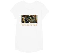 Star Wars The Mandalorian Season 3 Grogu in IG-12 Yes Yes No T-Shirt, Mädchen, Weiß, L
