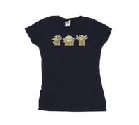 Star Wars - "The Mandalorian" T-Shirt für Damen (Marineblau) XL