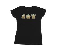 Star Wars - "The Mandalorian" T-Shirt für Damen (Schwarz) XL