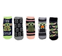 Star Wars The Mandalorian The Child Juniors/Womens 5 Pack Ankle Socks Size (The Child)