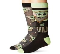 Star Wars The Mandalorian The Child Men's 2 Pack Crew Socks