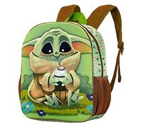 Star Wars The Mandalorian Thermal-Kleiner 3D Rucksack, Grün, 26 x 31 cm, Kapazität 8,5 L