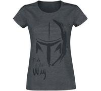 Star Wars The Mandalorian - This is The Way Frauen T-Shirt Graphite