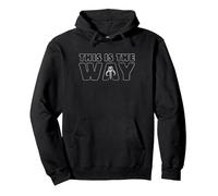 Star Wars The Mandalorian This is The Way Mythosaur Pullover Hoodie, Unisex für Erwachsene, Schwarz, XXL
