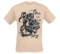 Star Wars The Mandalorian - This is The Way - Painted Männer T-Shirt Sand