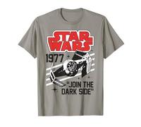 Star Wars Tie Fighter 1977 Logo „Join The Dark Side“ -T-Shirt T-Shirt