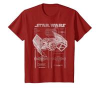 Star Wars Tie Fighter Schematics Poster T-Shirt