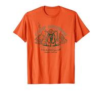 Star Wars Travel Vacation Camp Dagobah Yoda Learn the Force T-Shirt, Herren, Orange, S