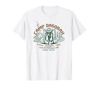 Star Wars Travel Vacation Camp Dagobah Yoda Learn The Force T-Shirt, Herren, Weiß, XL