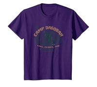 Star Wars Travel Vacation Camp Dagobah Yoda Learn the Force T-Shirt, Kinder, Violett, 104