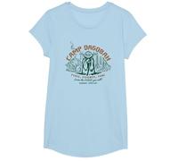 Star Wars Travel Vacation Camp Dagobah Yoda Learn the Force T-Shirt, Mädchen, Himmelblau, M