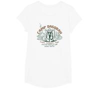 Star Wars Travel Vacation Camp Dagobah Yoda Learn the Force T-Shirt, Mädchen, Weiß, S
