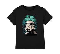 Star Wars Trooper Street Glare Kinder T-Shirt, Schwarz, 12-13 J