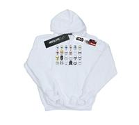 Star Wars - "Troopers" Kapuzenpullover für Herren (Weiß) M