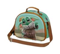 The Mandalorian Say Hi-3D Frühstückstasche, Grün, 25,5 x 20 cm