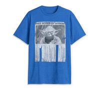 Star Wars Unisex-Erwachsene Words of Wisdom T-Shirt, Royal Blue Heather, XL