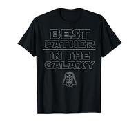 Star Wars Vatertag Best Father In Galaxy Darth Vader Logo T-Shirt