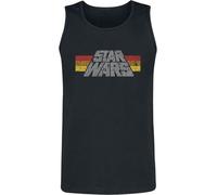 Star Wars Vintage Logo Tank-Top schwarz in XL