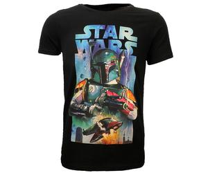 Star Wars Vintage Poster Boba Fett T-Shirt Schwarz - Offizielles Merch XXL Schwarz
