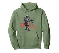 Star Wars: Visions Anime The Duel Japanese Samurai Boba Fett Pullover Hoodie, Unisex für Erwachsene, Salbeigrün, S