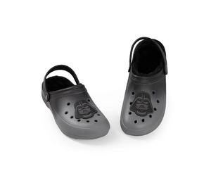 Star Wars Wars Darth Vader Herren-Clogs mit schwarzem Fellfutter | Bequeme Slipper | Alltagskleidung | Klassische Artikel | Ideal für Fans | Stilvolle Schuhe für Zuhause und draußen