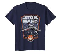 Star Wars X-Wing Red Squadron Graphic T-Shirt T-Shirt, Kinder, Marineblau, 140