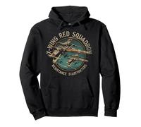 Star Wars X-Wing Squadron Faded Portrait Pullover Hoodie, Unisex für Erwachsene, Schwarz, XXL