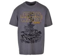 Star Wars Yoda - Japanese Oversize T-Shirt dunkelgrau in M