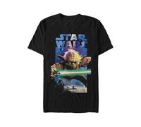 Star Wars - Yoda Poster - T-Shirt - Schwarz - S - 100% Baumwolle,Jersey Schwarz S