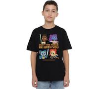 Star Wars Young Jedi Adventure Among The Stars Unisex Kids T Shirt, Black, 5-6 Years