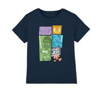 Star Wars Young Jedi Adventure Blocks Unisex Kids T Shirt, Navy, 7-8 Years
