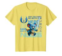 Star Wars Young Jedi Adventures Nubs Jedi Hero & Lightsaber T-Shirt, Kinder, Gelb, 116