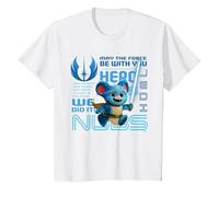 Star Wars Young Jedi Adventures Nubs Jedi Hero & Lightsaber T-Shirt, Kinder, Weiß, 128