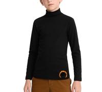 STARBILD Thermounterwäsche Rollkragen Slim Fit Tops Fleece Innenschicht Langarm Thermo Oberteil Winter Outfit für Kinder