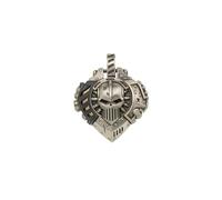 Starforged Warhammer 30K Iron Warriors Herz aus Eisen Halskette Anhänger Kupfer, 28mm*16mm, Kupfer, Kein Edelstein