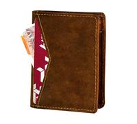 STARHIDE Ultradünnes Kartenetui aus Leder für Damen und Herren - RFID-Blockierung, kompaktes und stilvolles Design, hält bis zu 8 Karten - ideal für Reisen und den täglichen Gebrauch, hochwertige