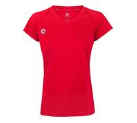 STARK SOUL Damen Sport Shirt Fitness T-Shirt vital, Kurzarm Funktionsshirt, Atmungsaktiv Schnelltrocknendes Trainingsshirt - Rot - XXL