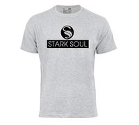 STARK SOUL Herren 1945_STS-1.13 T-Shirt, Grau Melànge (003), XL